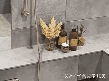 磁器質タイル貼りカウンター