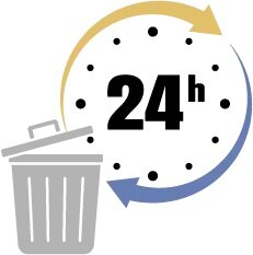 24時間ゴミ出し可能