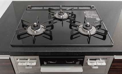 ガラストップコンロ