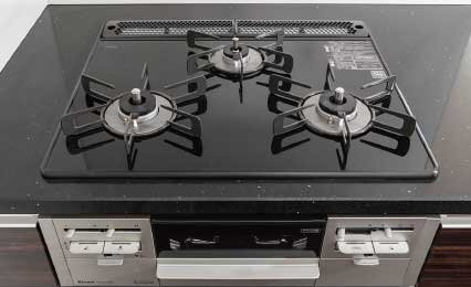 ガラストップコンロ