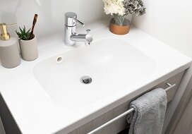 ボウル一体型カウンター