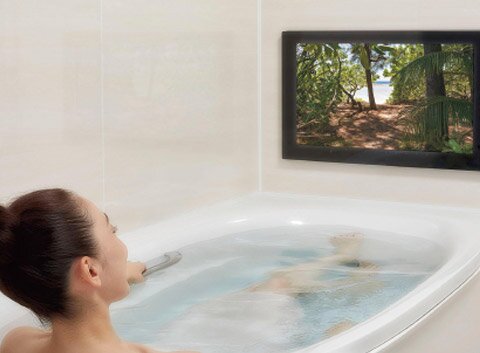 24型ワイド大画面浴室テレビ