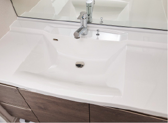 ボウル一体型カウンター