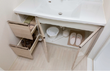 ボウル下収納スペース