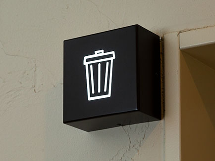 在室表示点灯機能付「24時間ゴミ置場」