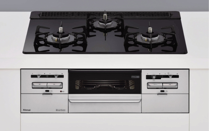 3口ガラストップコンロ