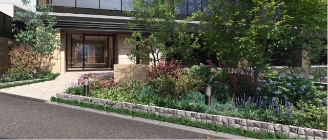 表情豊かな植栽計画