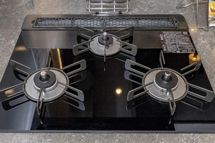 ガラストップコンロ