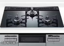 ガラストップガスコンロ