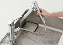 浄水器一体型シングルレバー水栓