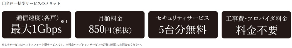 光インターネット全戸一括型