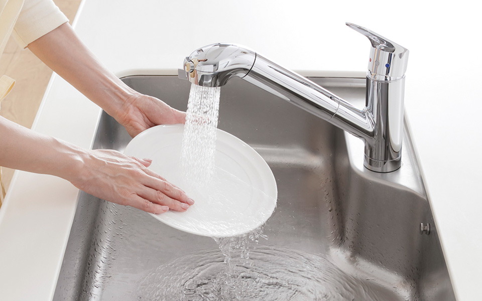 浄水機能付シャワー水栓