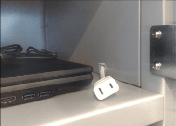 1階共用部に全戸分の
コンセント付き