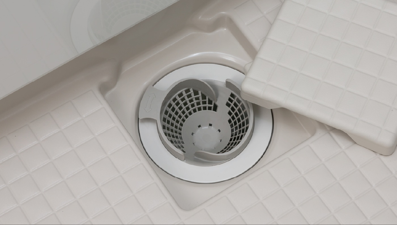 パッとくるりんポイ排水口