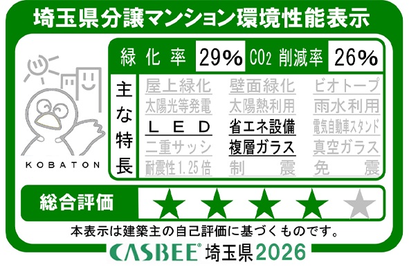 埼玉県分譲マンション環境性能表示