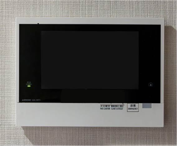 カラーモニター付インターホン（住宅情報盤）