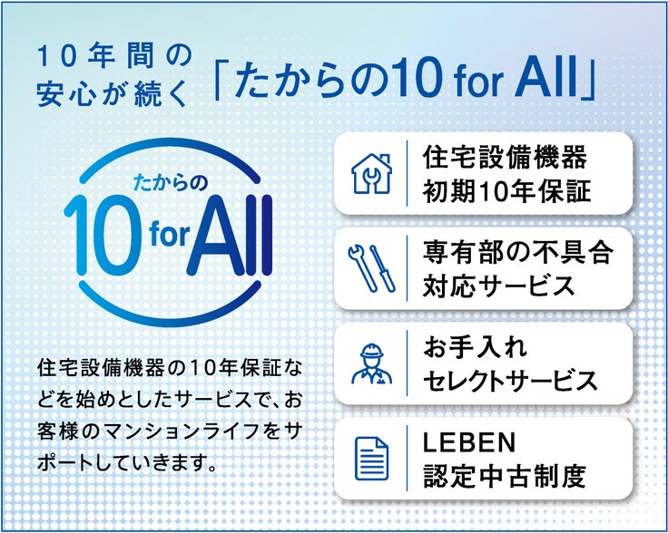 たからの10 for All
（専有部メンテナンスサービス）
