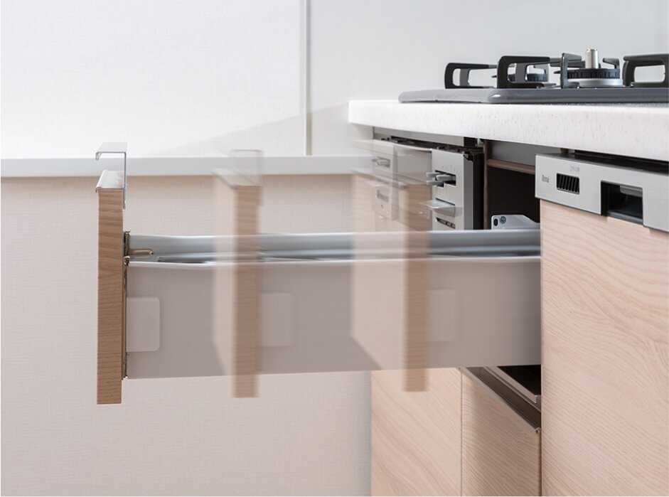 ブルモーション機能付引き出し