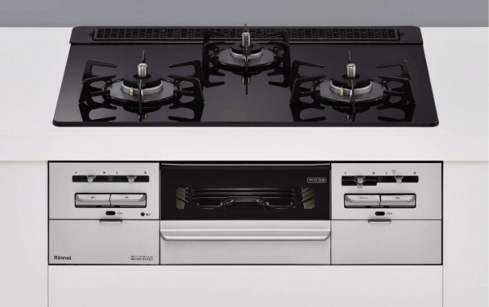 3口ガラストップコンロ