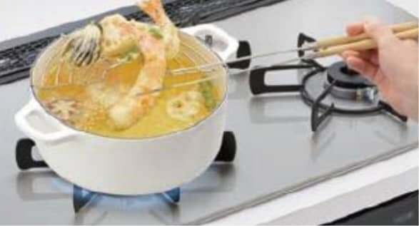 温度調節機能を左右バーナーに搭載