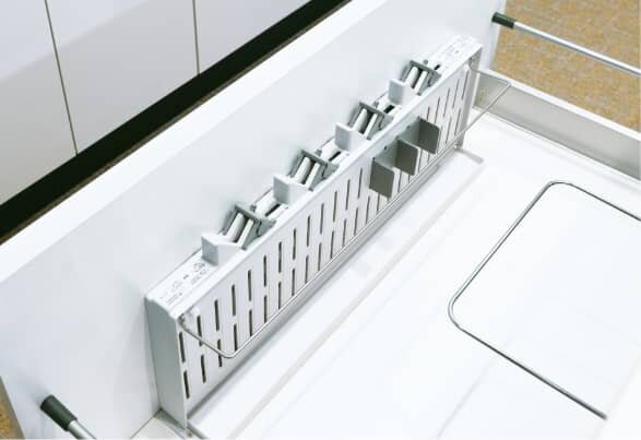 チャイルドロック付き包丁差し