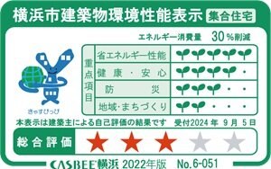 横浜市建築物環境性能表示