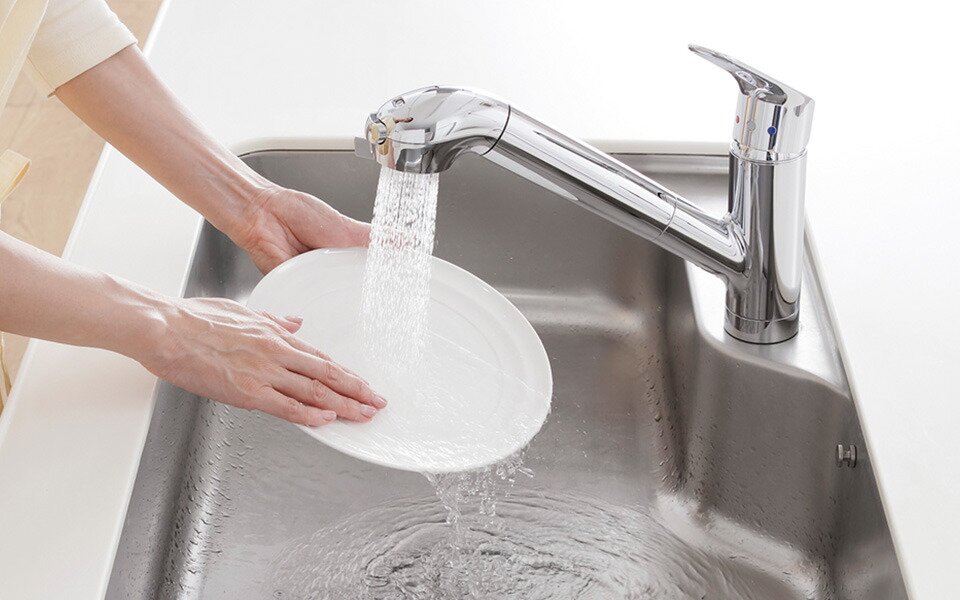 浄水機能付シャワー水栓