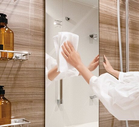 お掃除ラクラク鏡