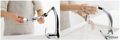 吐止水時の操作がスムーズ!