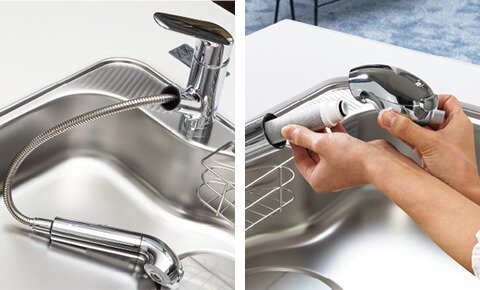 浄水機能付シャワー水栓