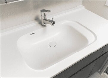 人工石ストレートボウル
一体型カウンター