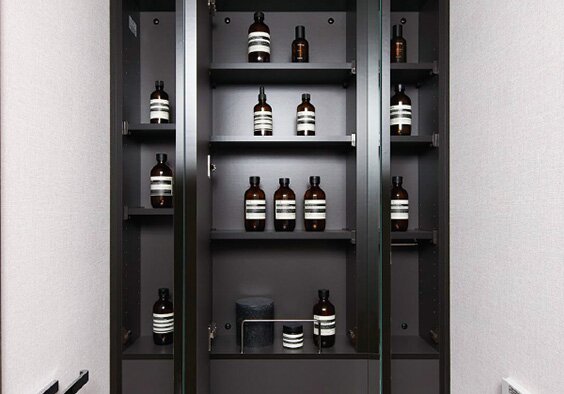 三面鏡キャビネット