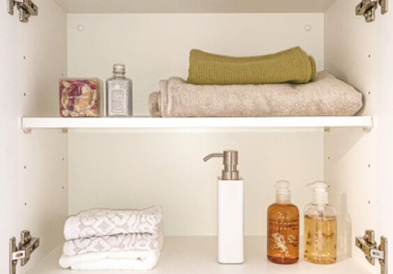 洗濯機上吊戸棚