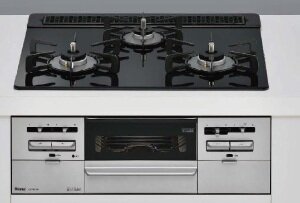 ガラストップガスコンロ