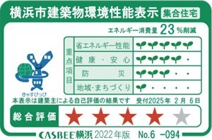 横浜市建築物環境性能表示