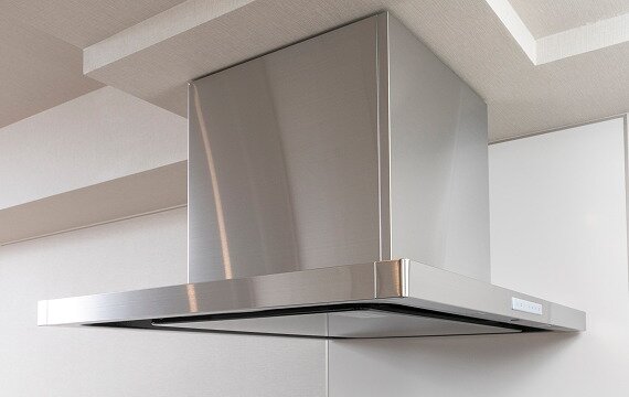 ホーロー整流板付レンジフード