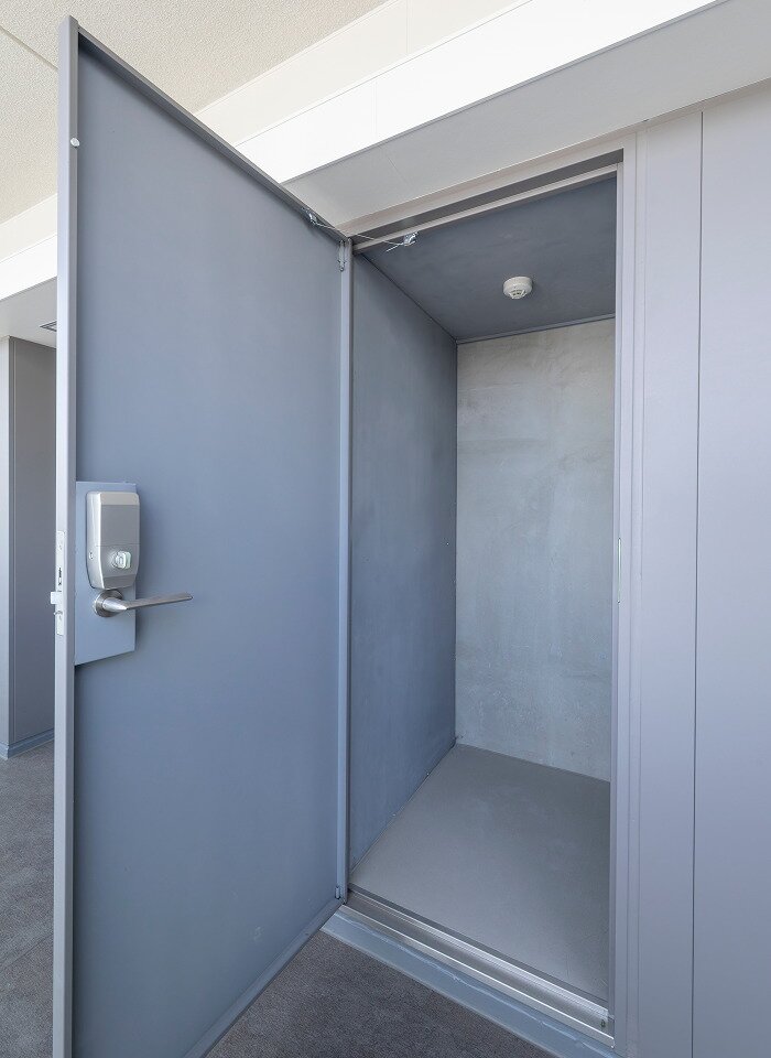 全戸玄関前に標準装備した
個別宅配ボックス