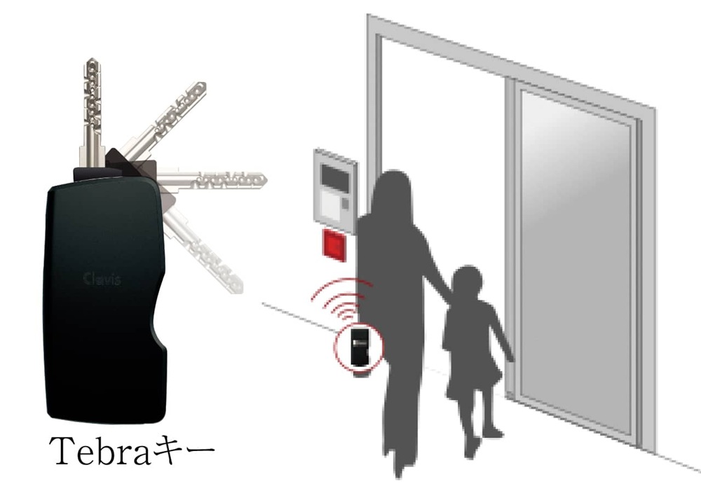 ハンズフリーでオートロックを解錠
