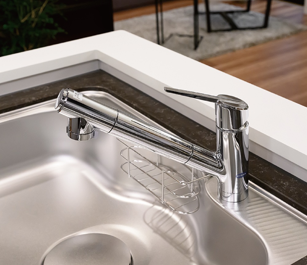 浄水器一体型シャワー水栓