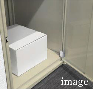 荷物の受け取り