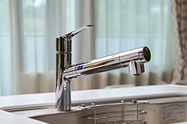 浄水器一体型シャワー水栓