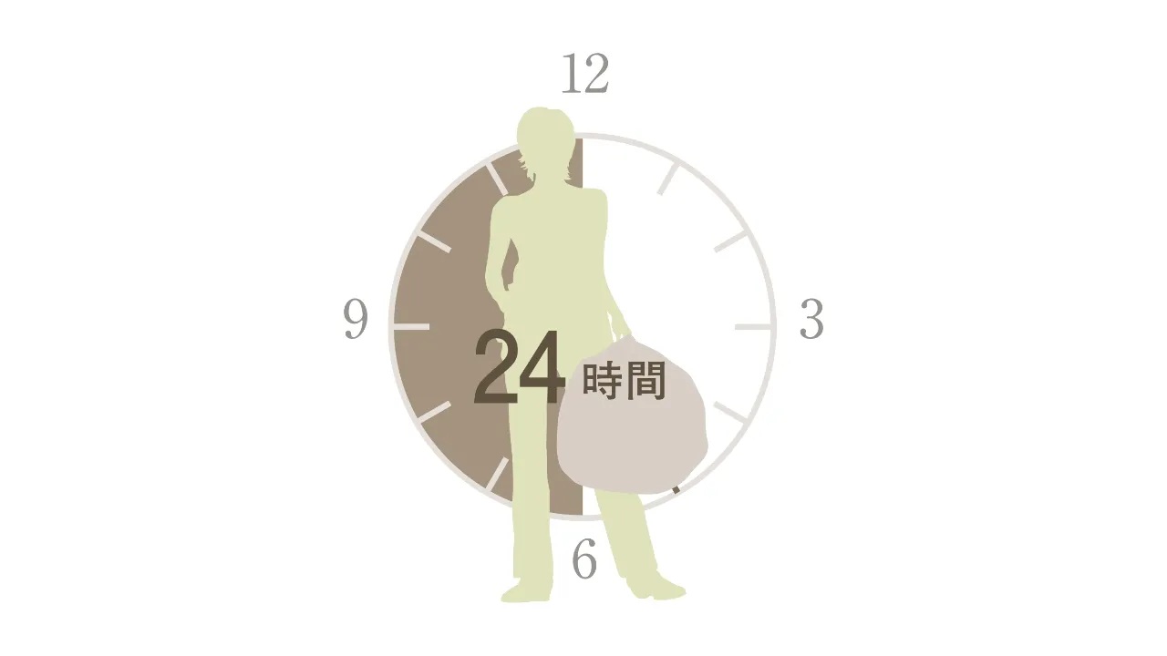 24時間ゴミ出しOK※