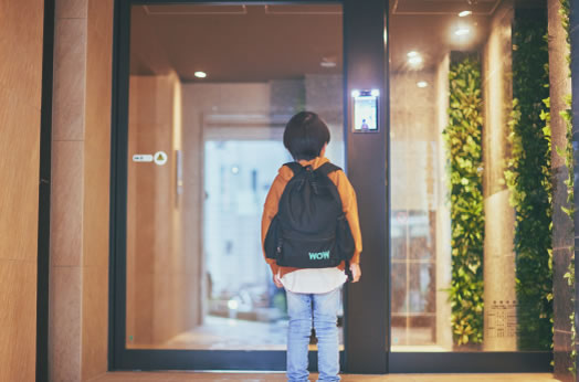お子様の帰宅状況がアプリで確認できます。
