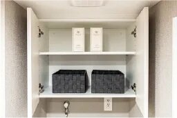 洗濯機上部吊戸棚