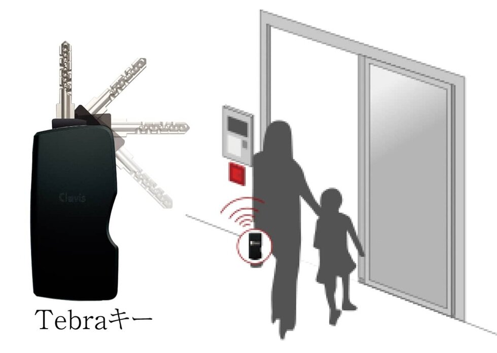 ハンズフリーでオートロックを解錠