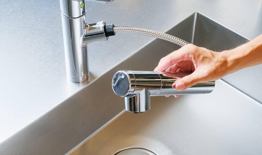 浄水器一体型
ハンドシャワー水栓