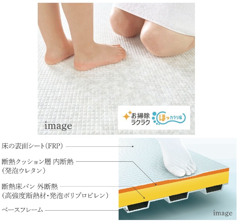 ほっカラリ床