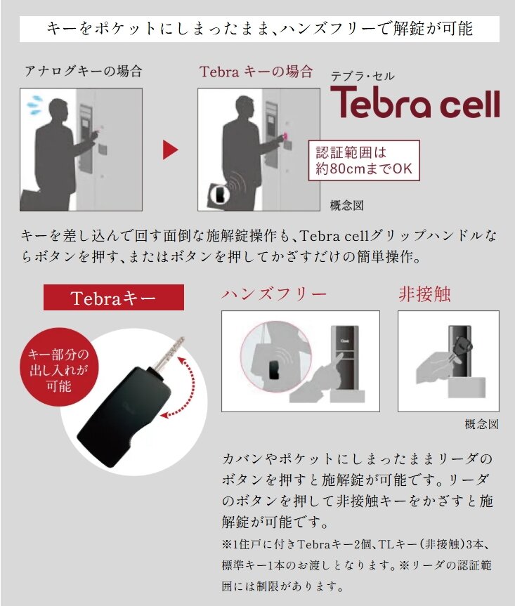 玄関電気錠Tebra
