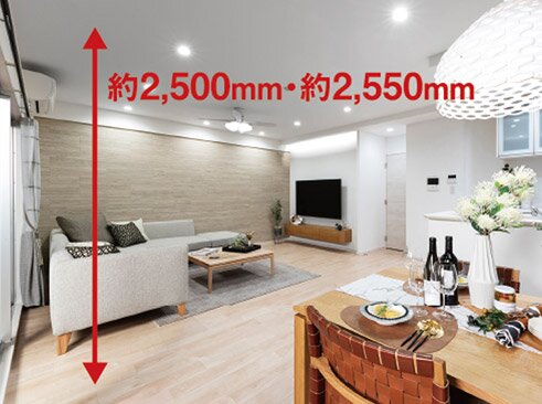 リビング・ダイニング天井高