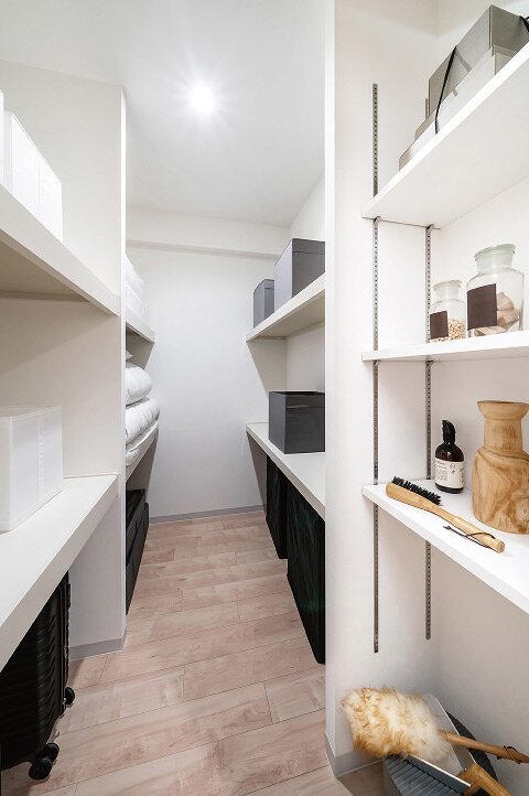 大容量のファミリークローク採用。